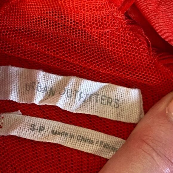 Urban Outfitters Valerie Smocked Satin Midi Dress Sz S - Picture 10 of 16